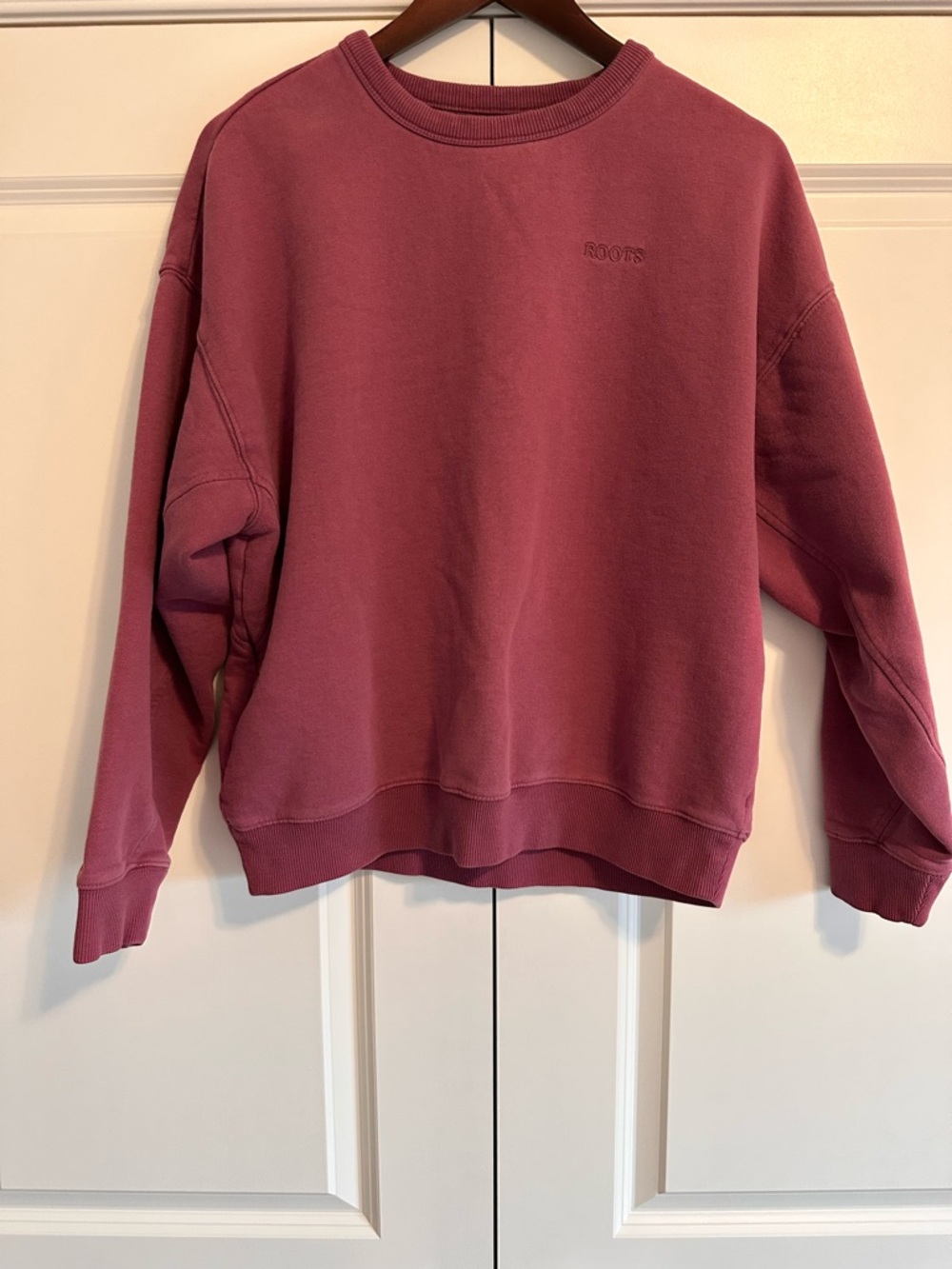 Roots Unisex Crewneck Sweatshirt - Berry Colour